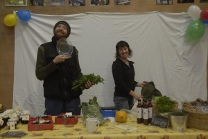 Claire and Turlough - College Stall